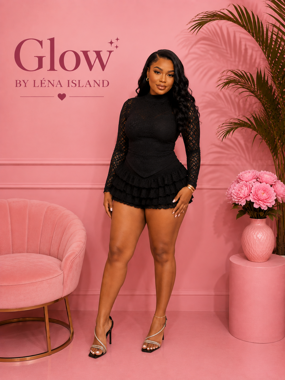 ✨ Combinaison Romper en Dentelle – Élégance & Glamour ✨