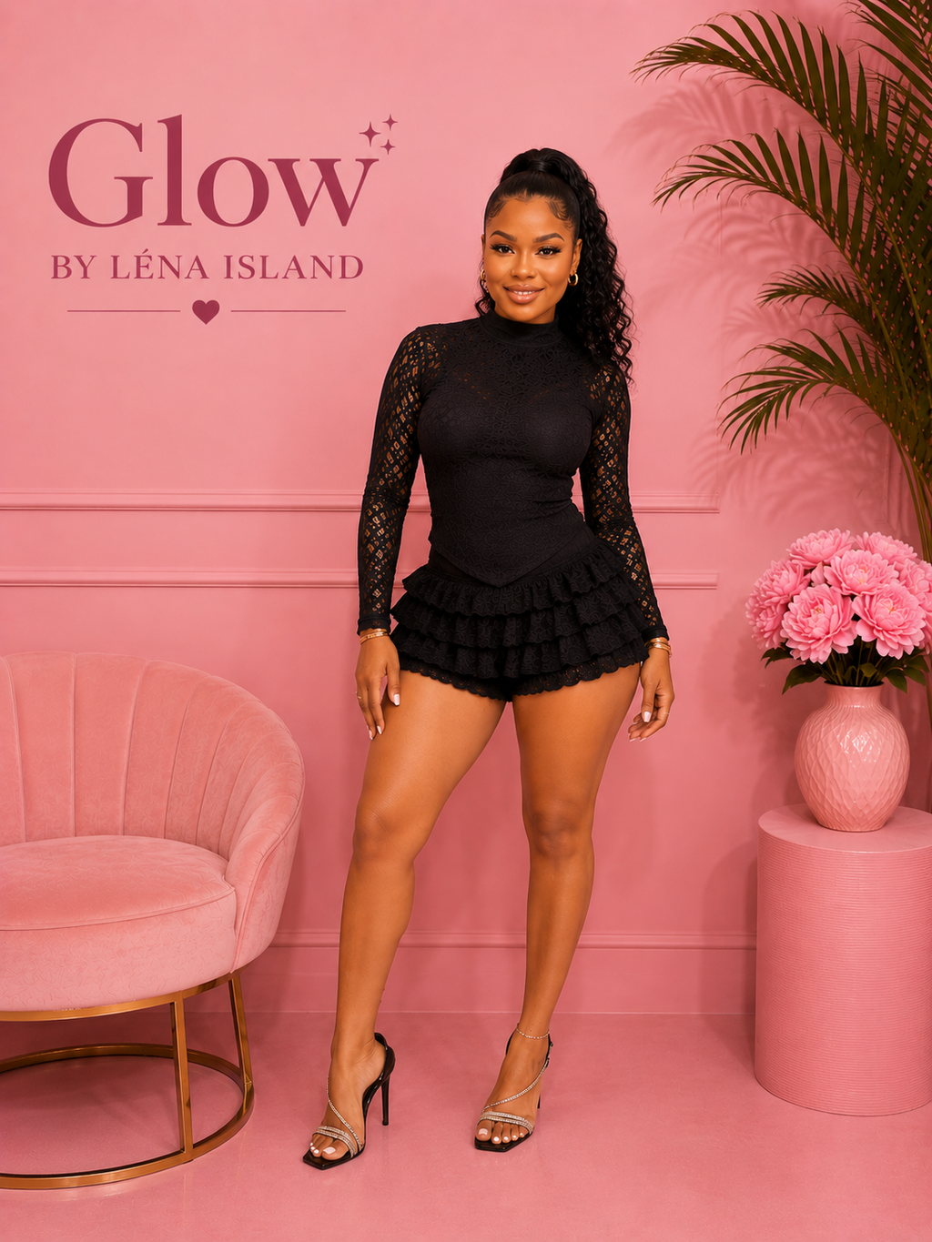 ✨ Combinaison Romper en Dentelle – Élégance & Glamour ✨