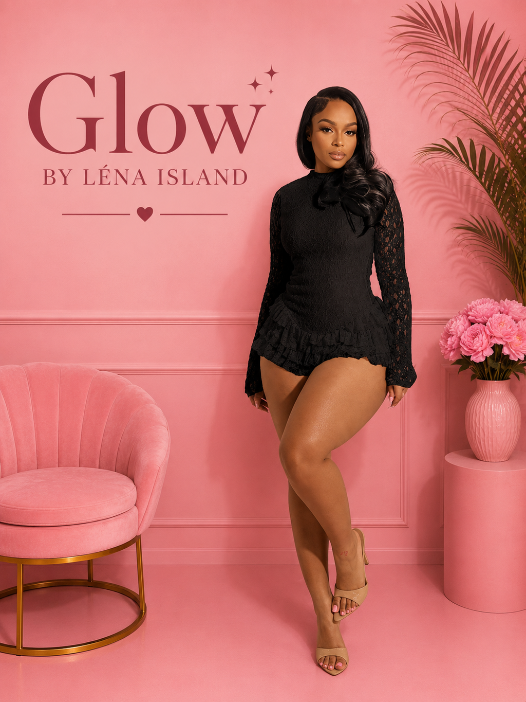✨ Combinaison Romper en Dentelle – Élégance & Glamour ✨
