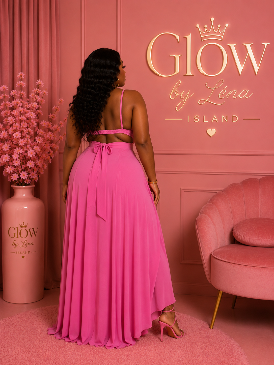 🍊✨ Robe Maxi Fleurie « Soleil Tropical » 🌺💃🏾