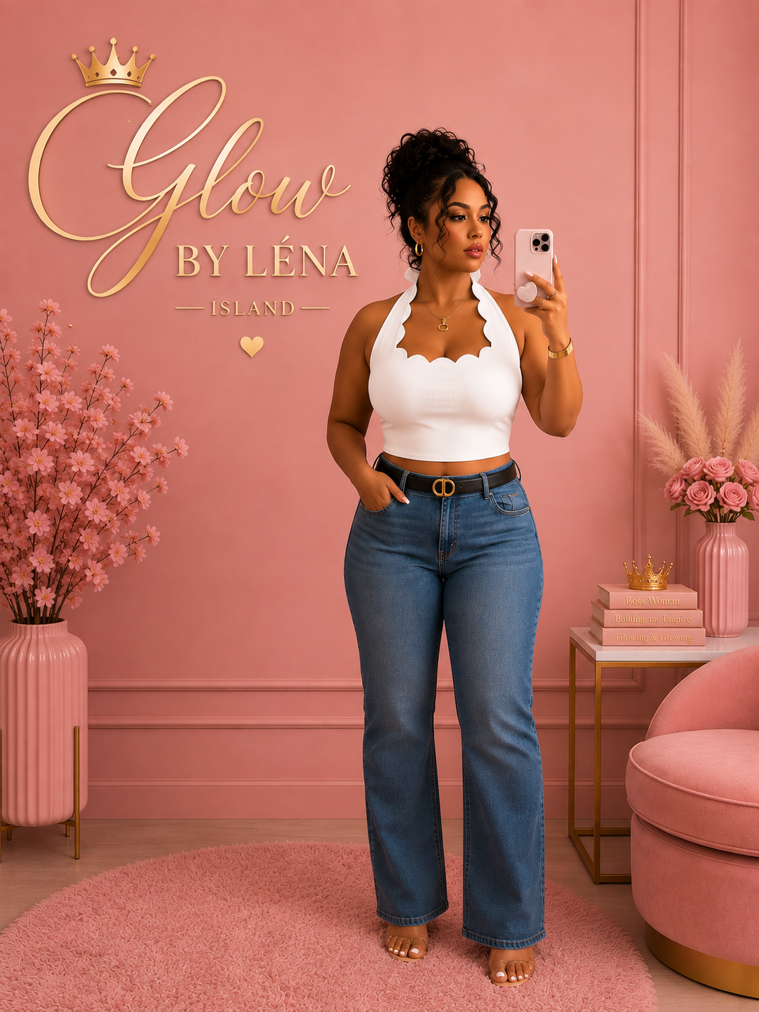 🤍✨ Top Court « Élégance Chic » 💋🌸