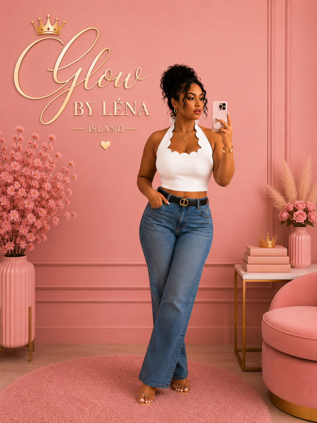 🤍✨ Top Court « Élégance Chic » 💋🌸