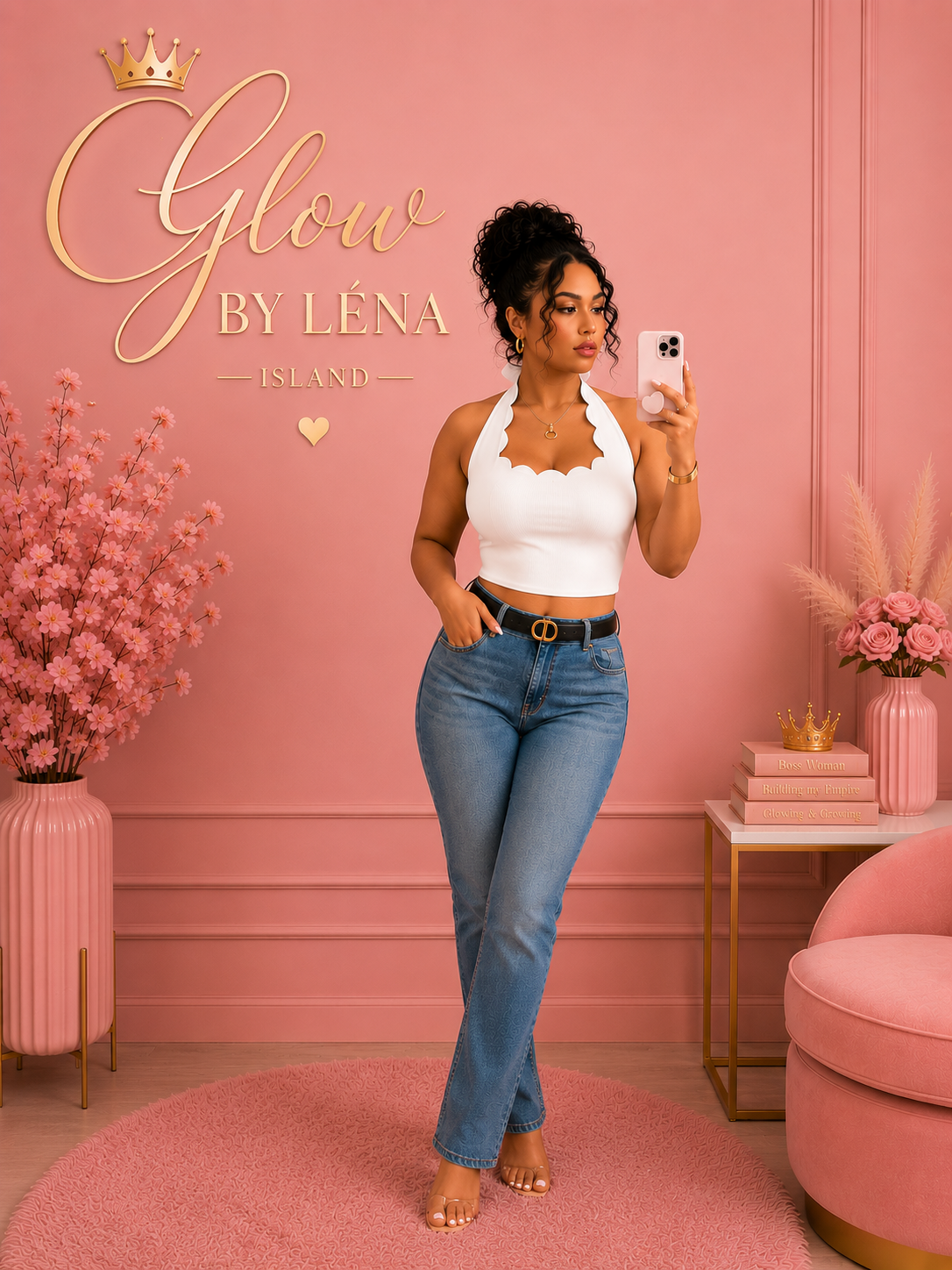 🤍✨ Top Court « Élégance Chic » 💋🌸