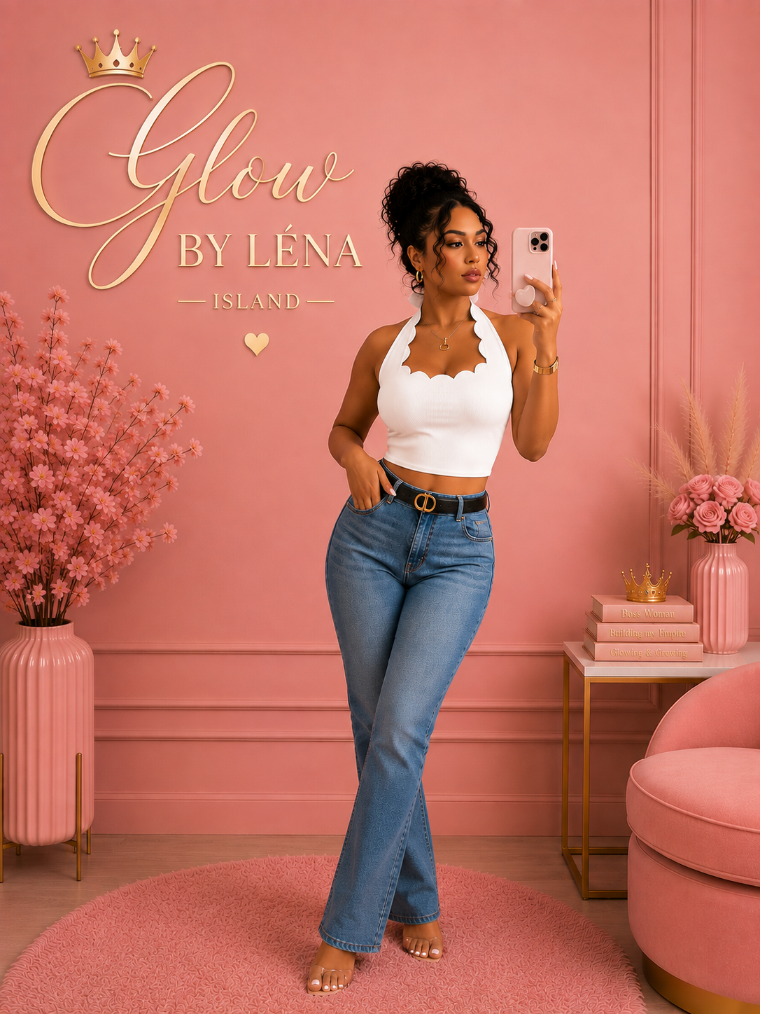 🤍✨ Top Court « Élégance Chic » 💋🌸