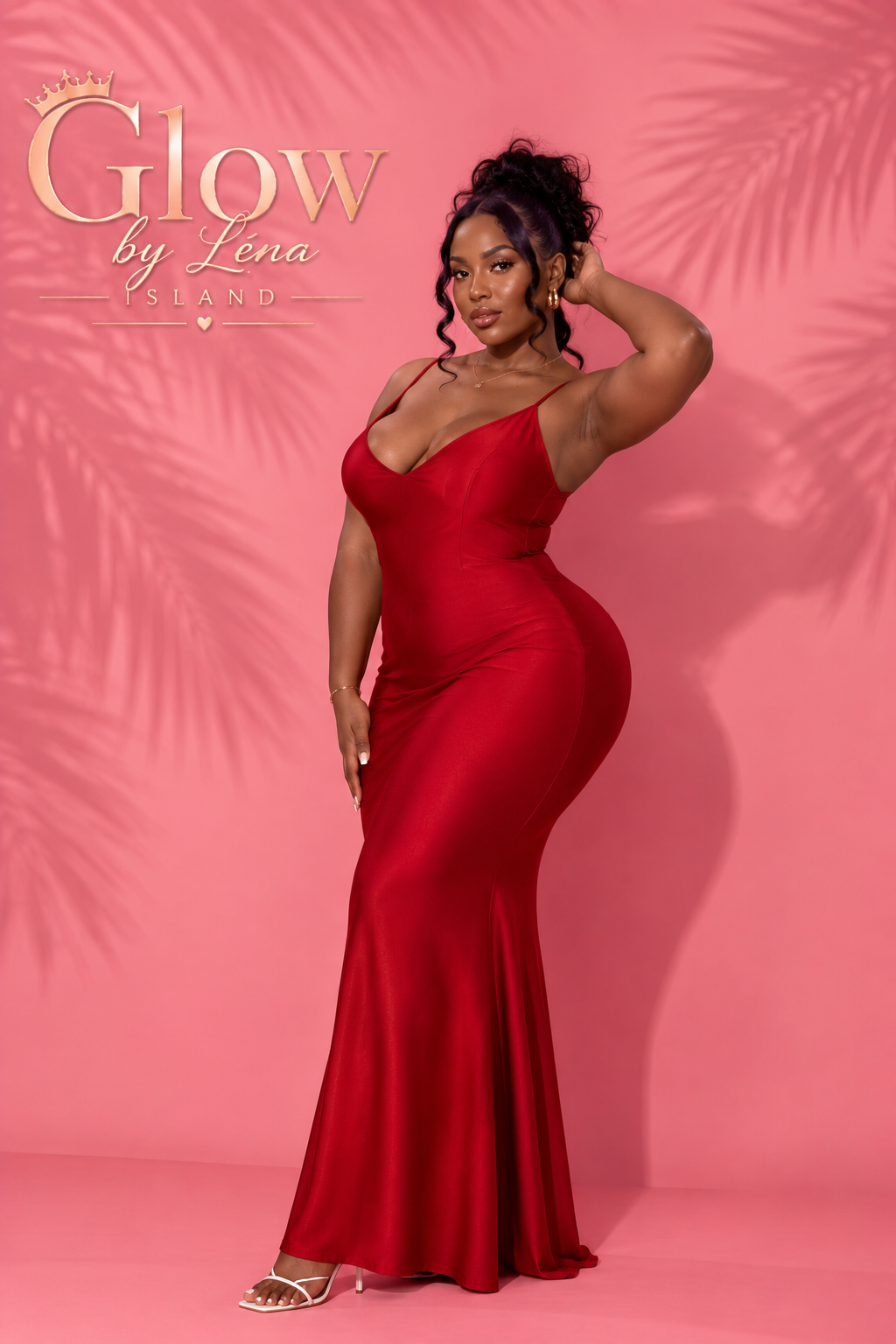 ✨ Robe Maxi Glamour Rouge & Noir ✨