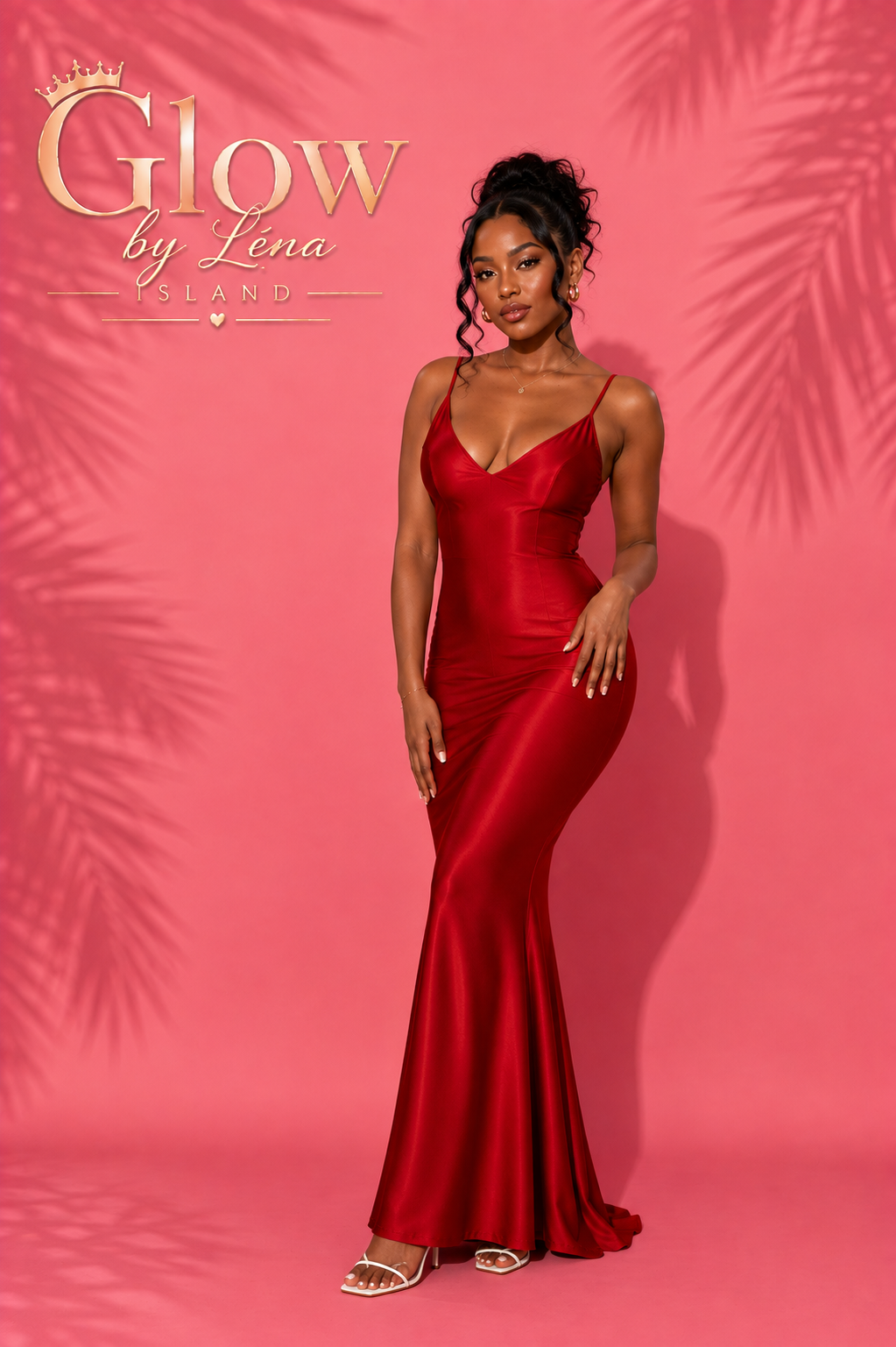✨ Robe Maxi Glamour Rouge & Noir ✨