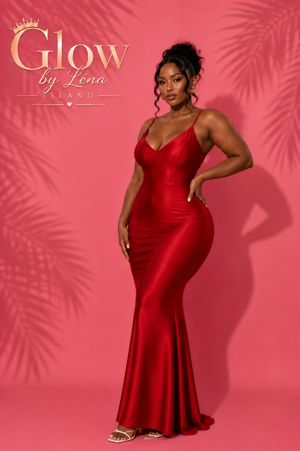 ✨ Robe Maxi Glamour Rouge & Noir ✨