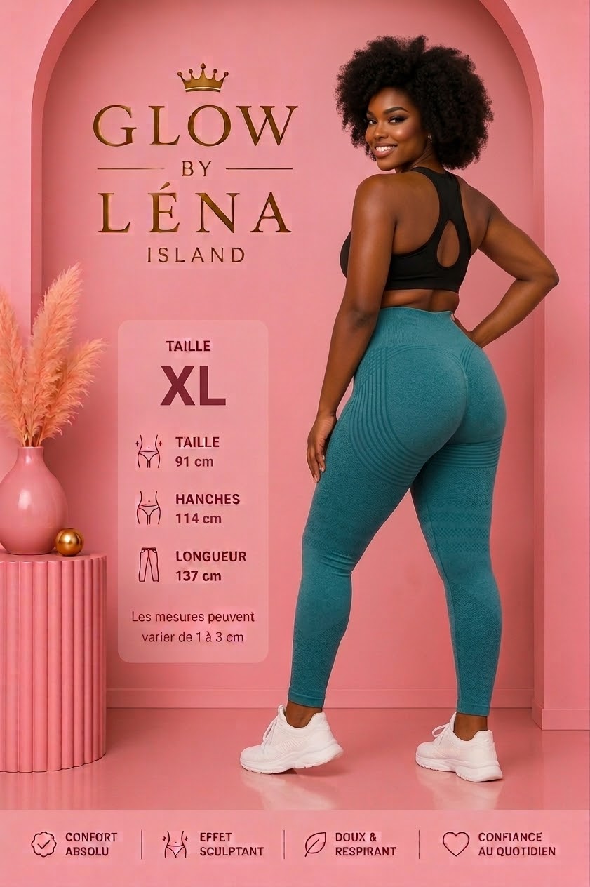 💜 Pantalon de Sport Sculptant Taille Haute