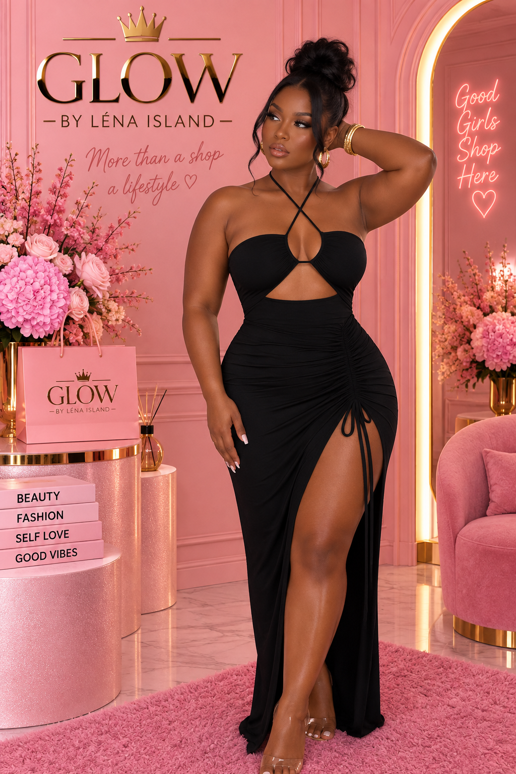 Robe Midi Féminine Dos Nu & Ajustée – Élégante et Sexy 👗💋