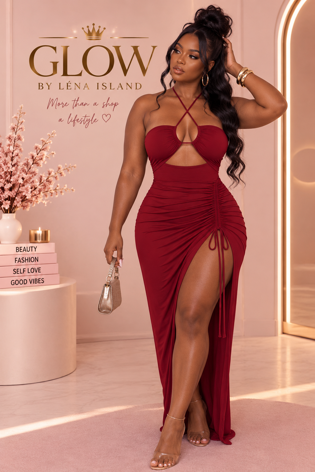 Robe Midi Féminine Dos Nu & Ajustée – Élégante et Sexy 👗💋