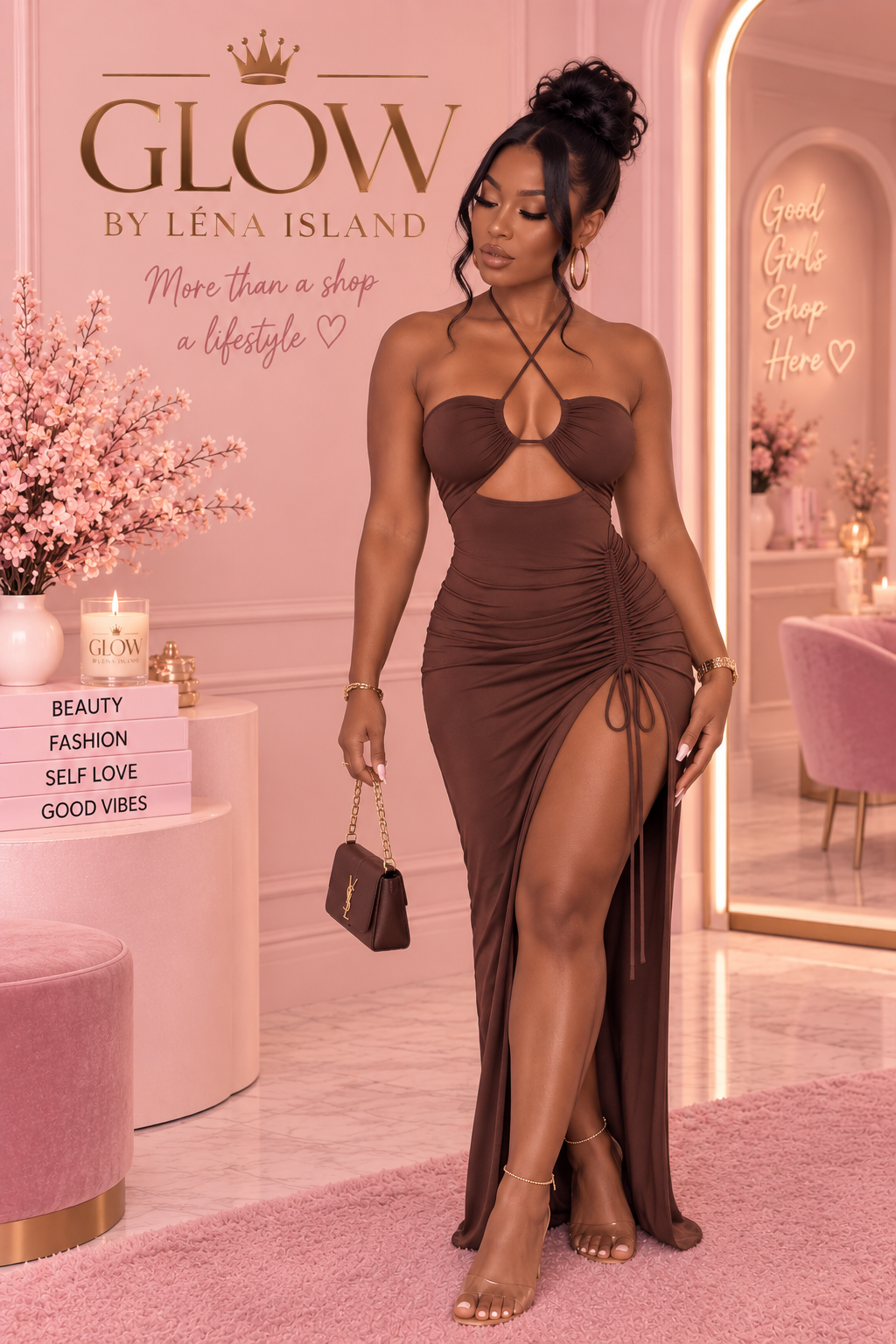 Robe Midi Féminine Dos Nu & Ajustée – Élégante et Sexy 👗💋