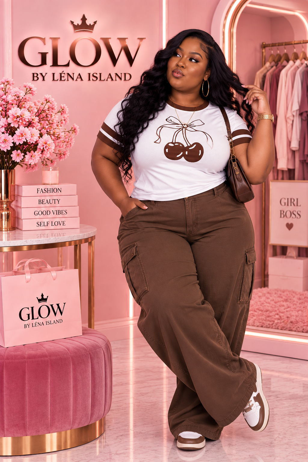 🍒 T-Shirt Cherry Y2K – Glow By Léna Island 🍒