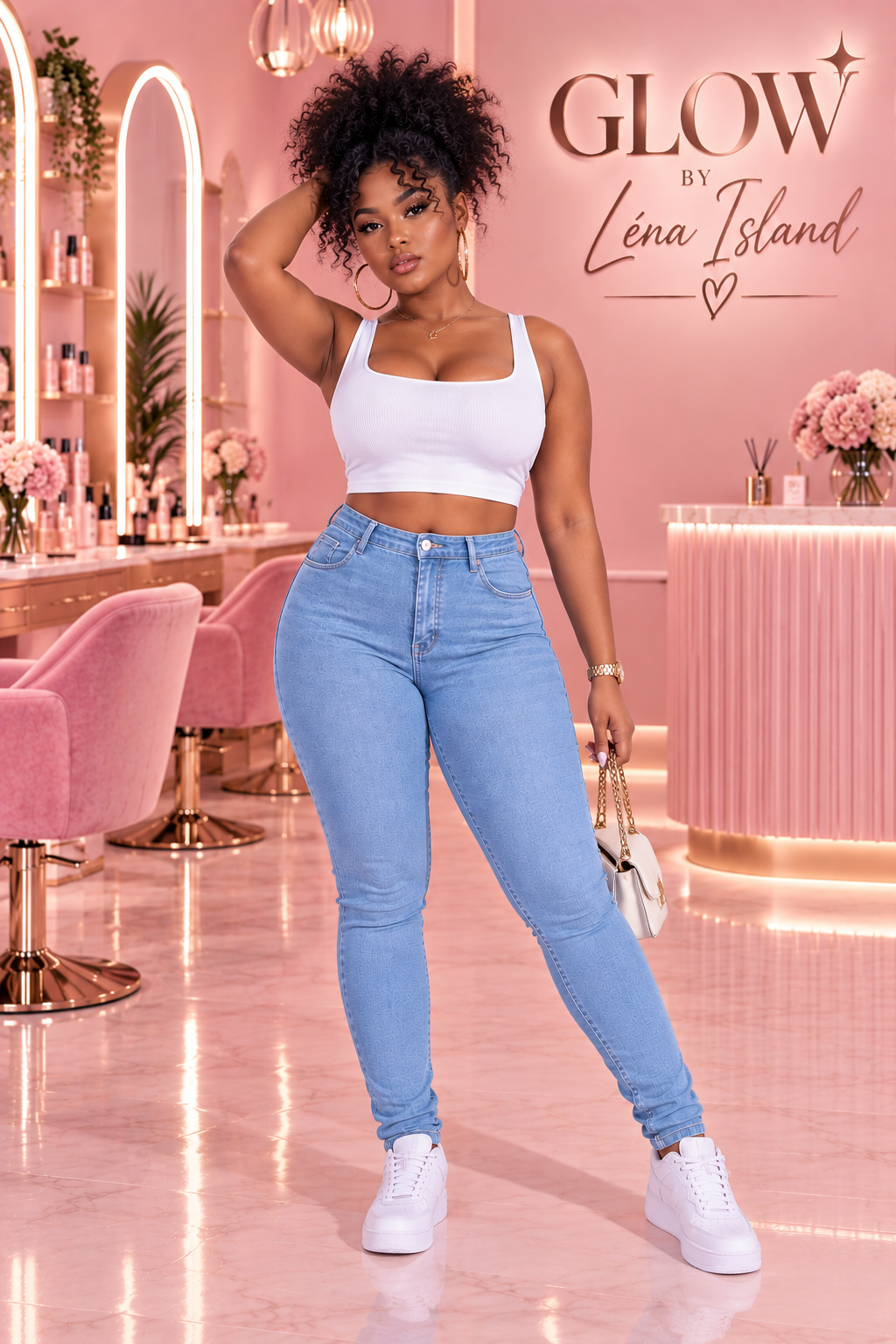 👖 Jean Sculptant Taille Haute « Curve » ✨
