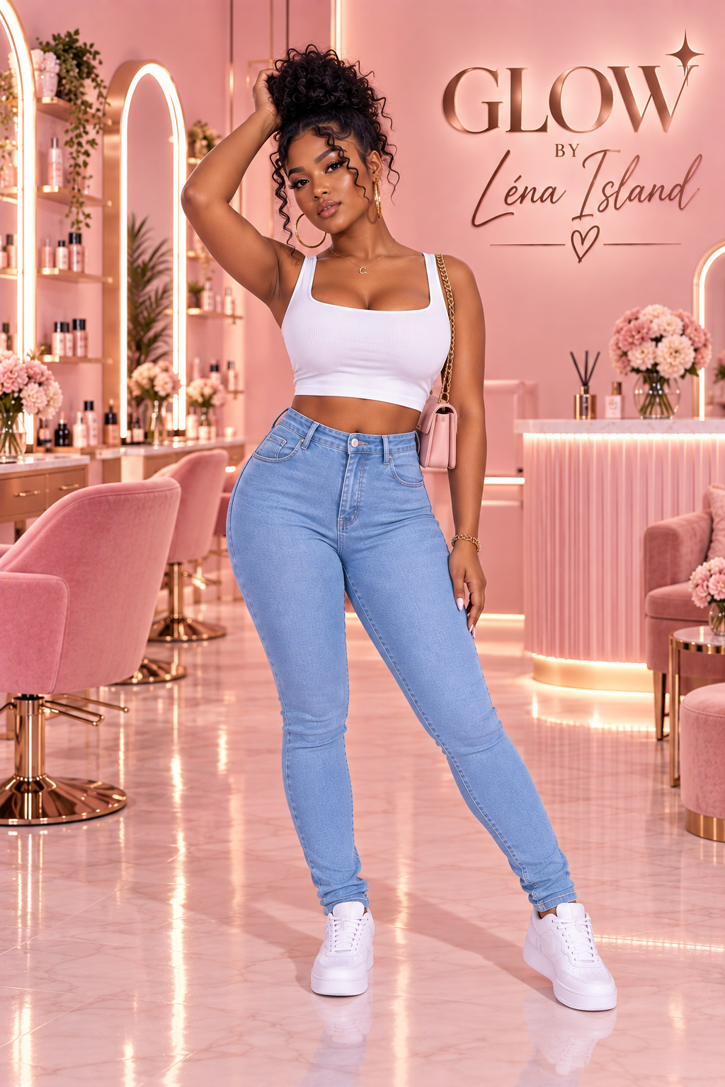 👖 Jean Sculptant Taille Haute « Curve » ✨