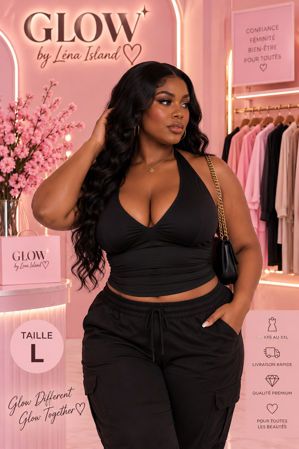 🦋💗 Top Femme Dos Nu – Décolleté V & Style Chic ✨🌸