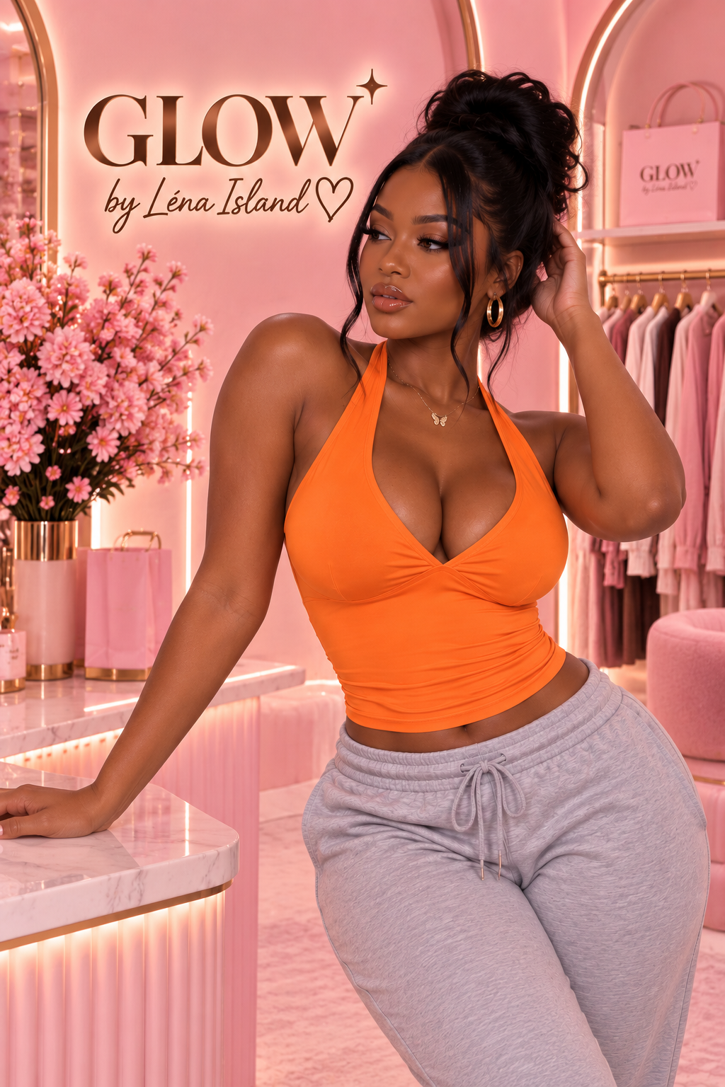 🦋💗 Top Femme Dos Nu – Décolleté V & Style Chic ✨🌸