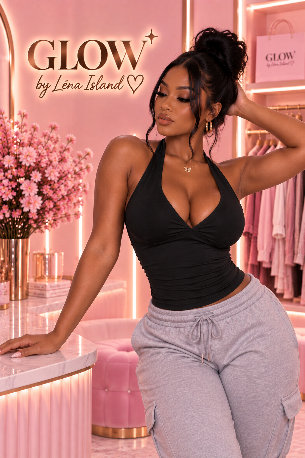 🦋💗 Top Femme Dos Nu – Décolleté V & Style Chic ✨🌸