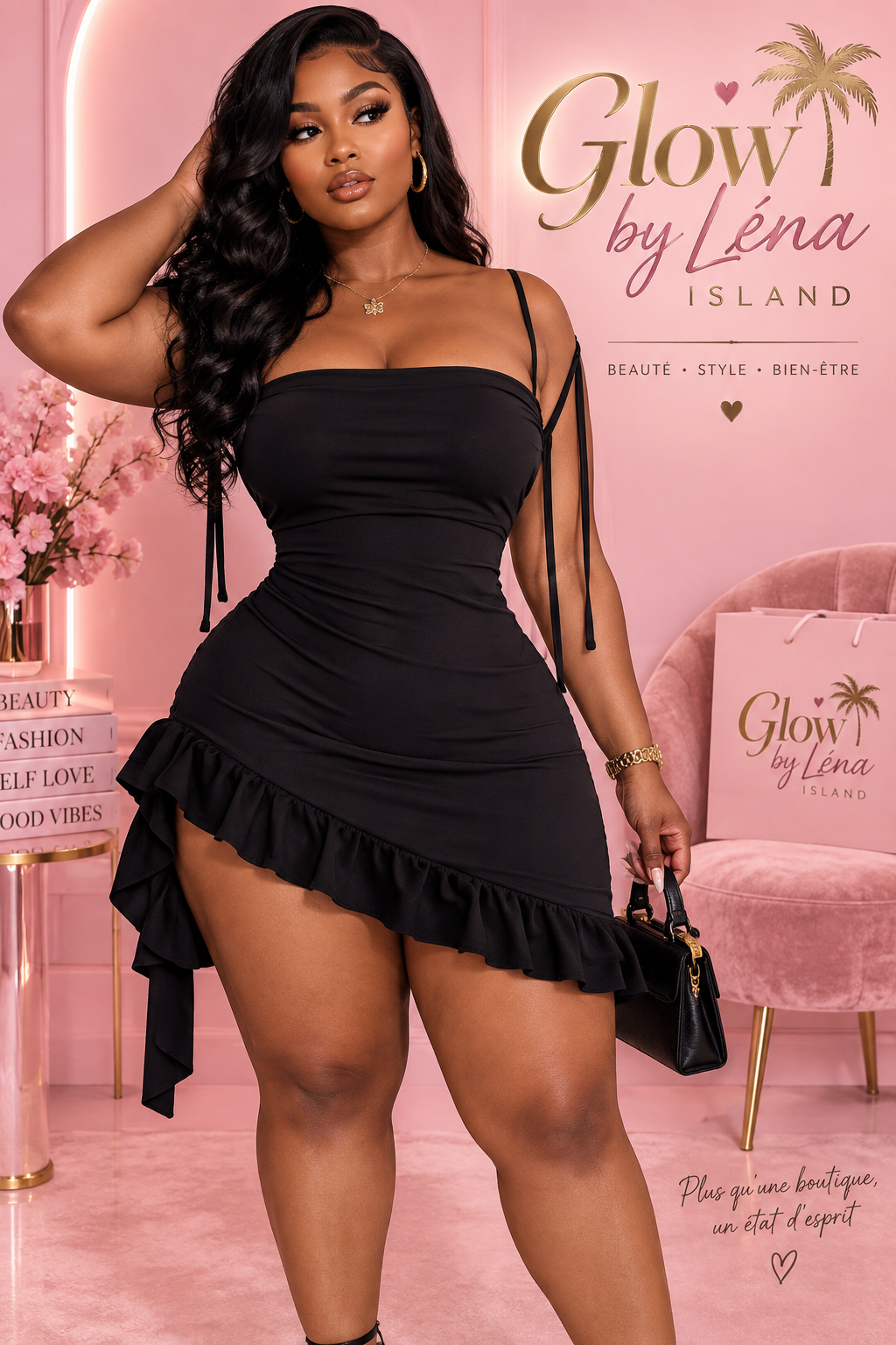 🖤 Robe « Black Diva » ✨🔥