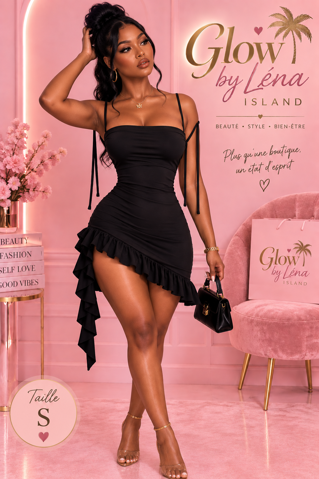 🖤 Robe « Black Diva » ✨🔥