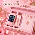 💖 Coffret Bijoux & Montre Connectée – 6 Pièces ✨