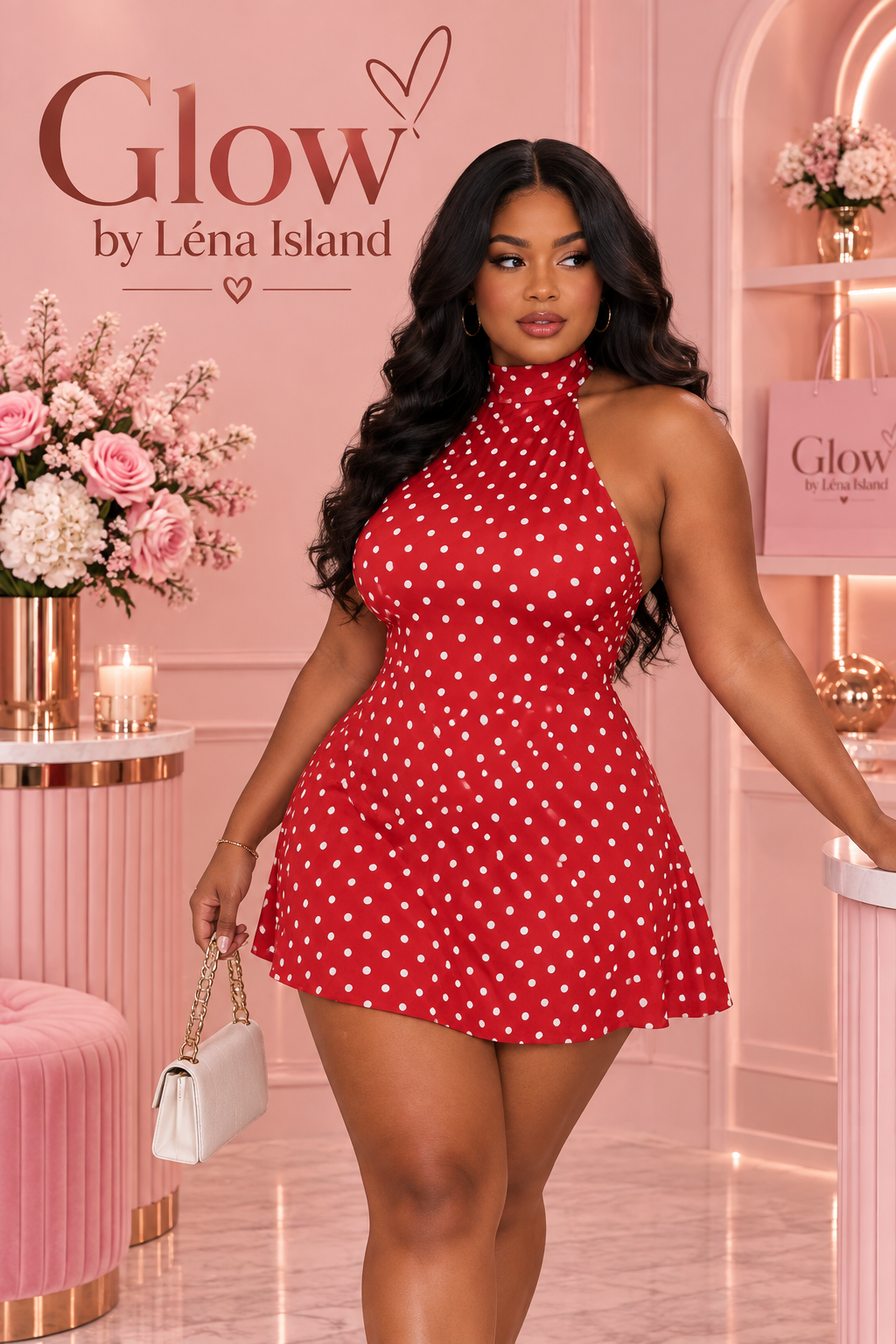 ❤️ Robe  à Pois Y2K – Élégante & Féminine ✨