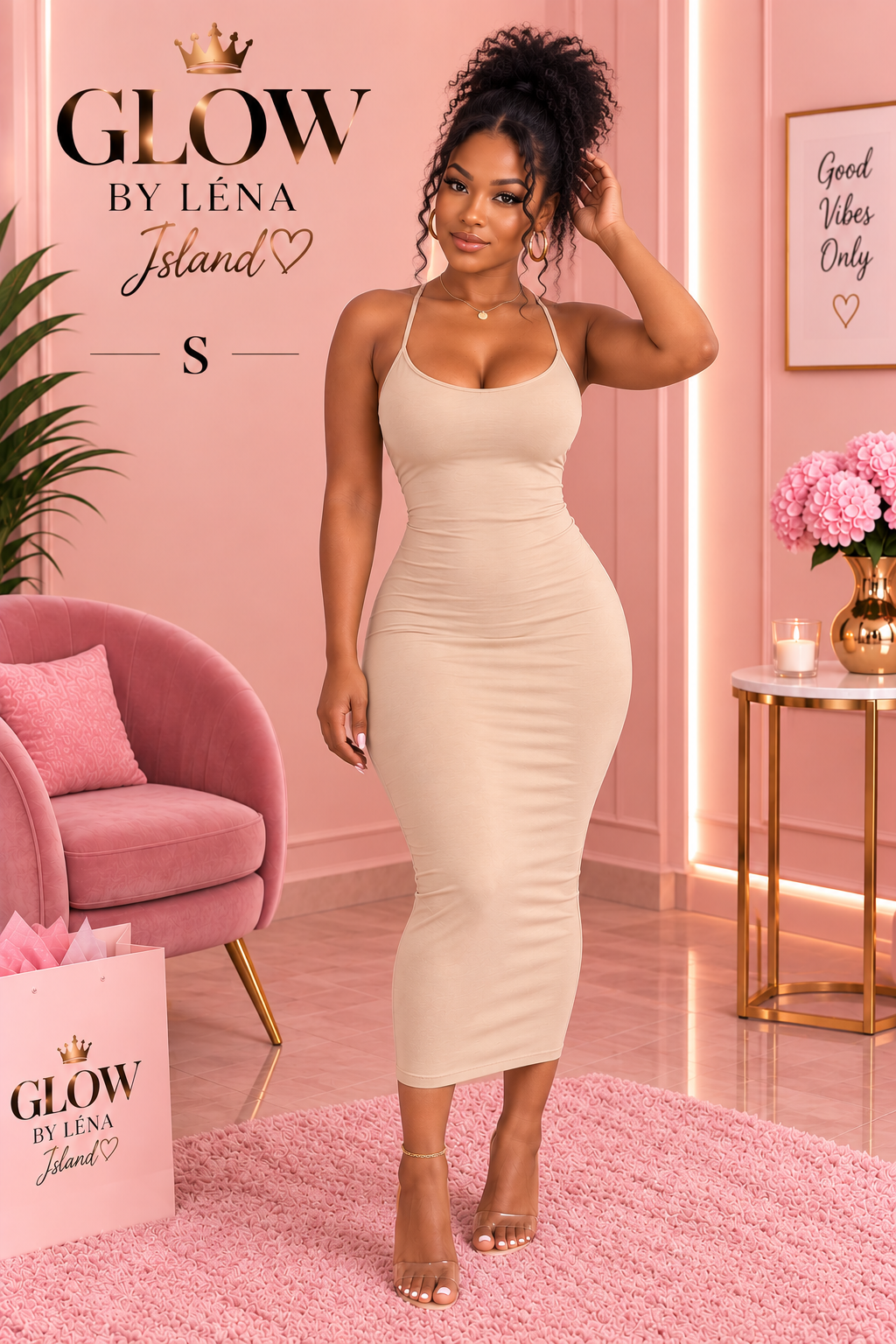 ✨ Robe Longue Dos Nu Chic & Élégante ✨