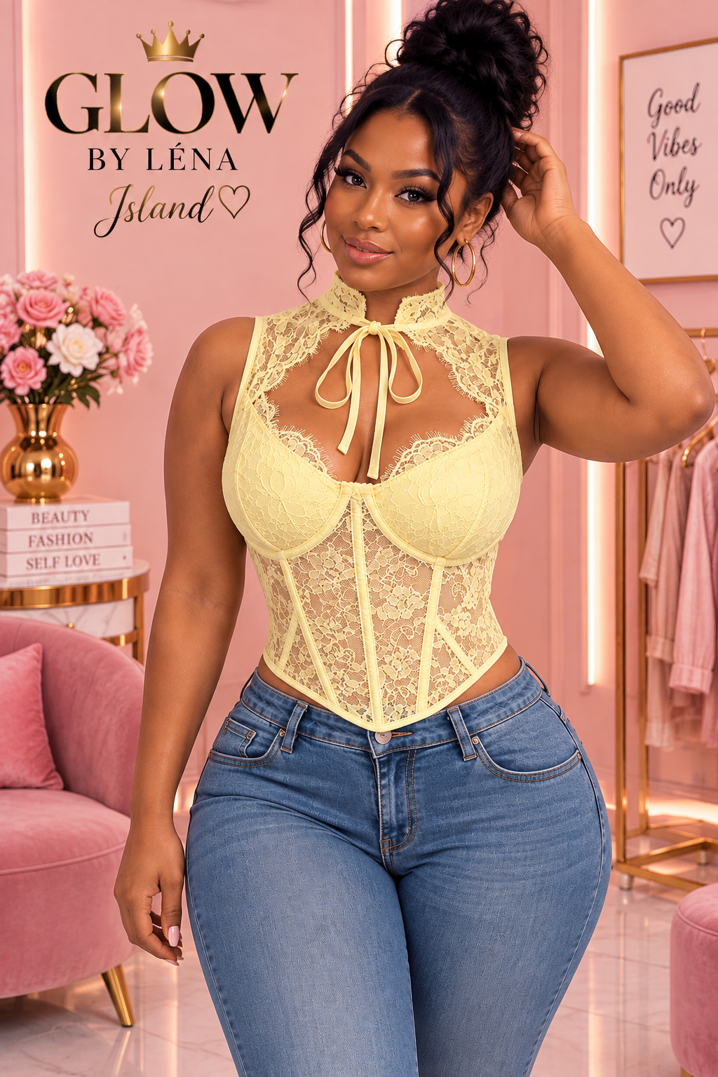 🤍 Top Corset Mini à Nœud – Élégance & Féminité ✨
