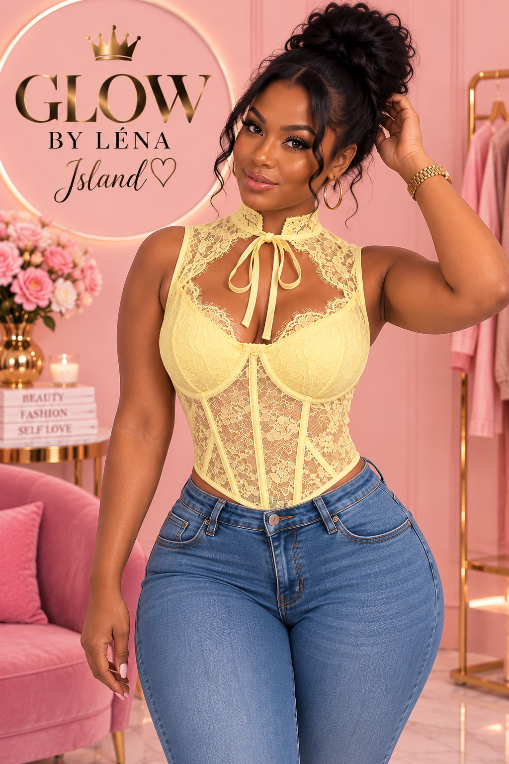 🤍 Top Corset Mini à Nœud – Élégance & Féminité ✨