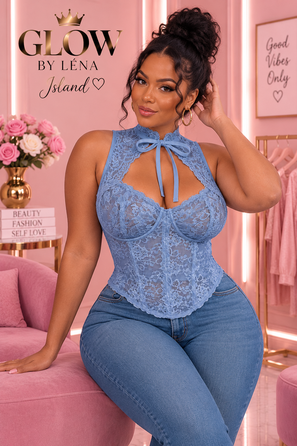 🤍 Top Corset Mini à Nœud – Élégance & Féminité ✨