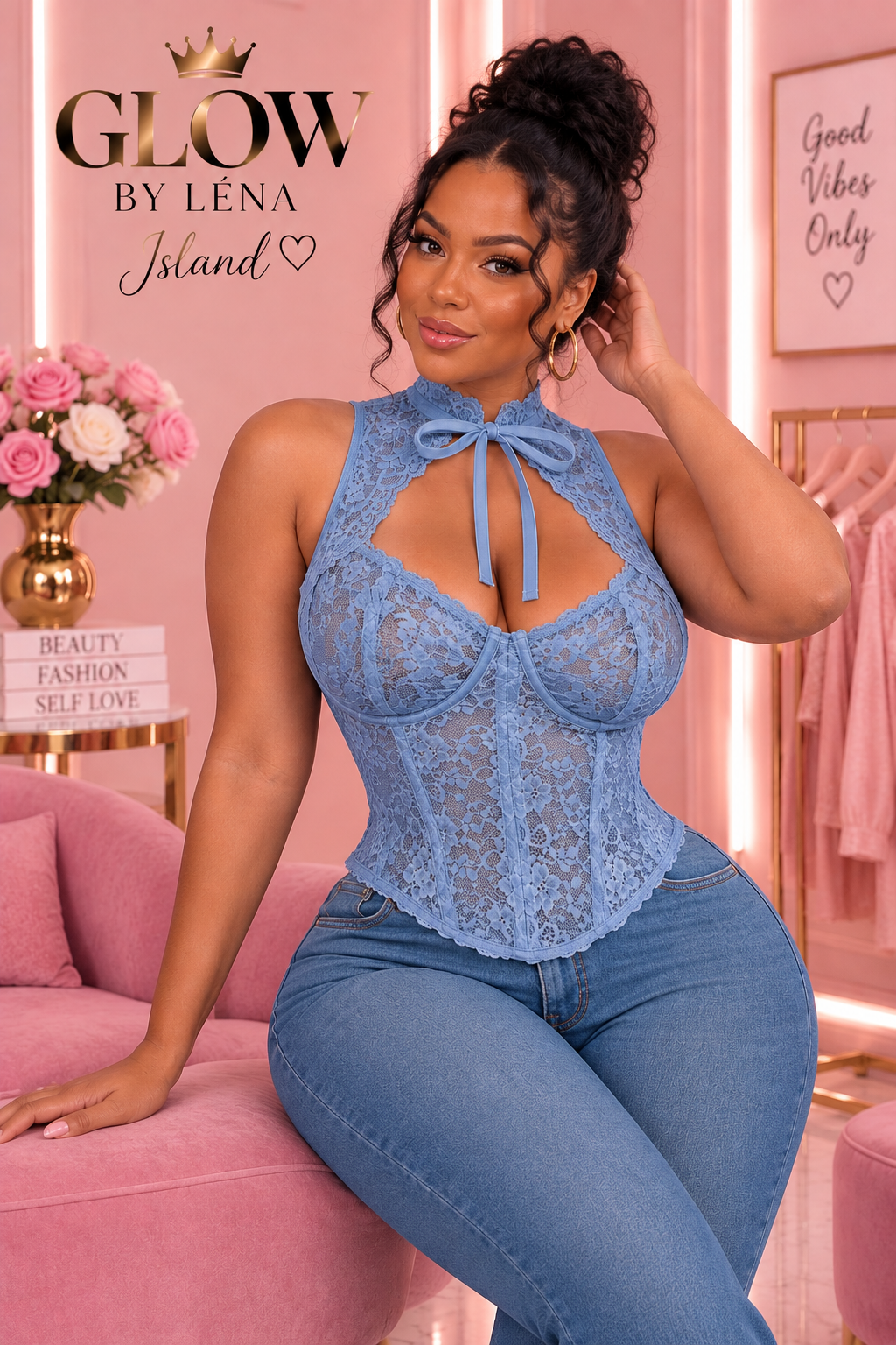 🤍 Top Corset Mini à Nœud – Élégance & Féminité ✨