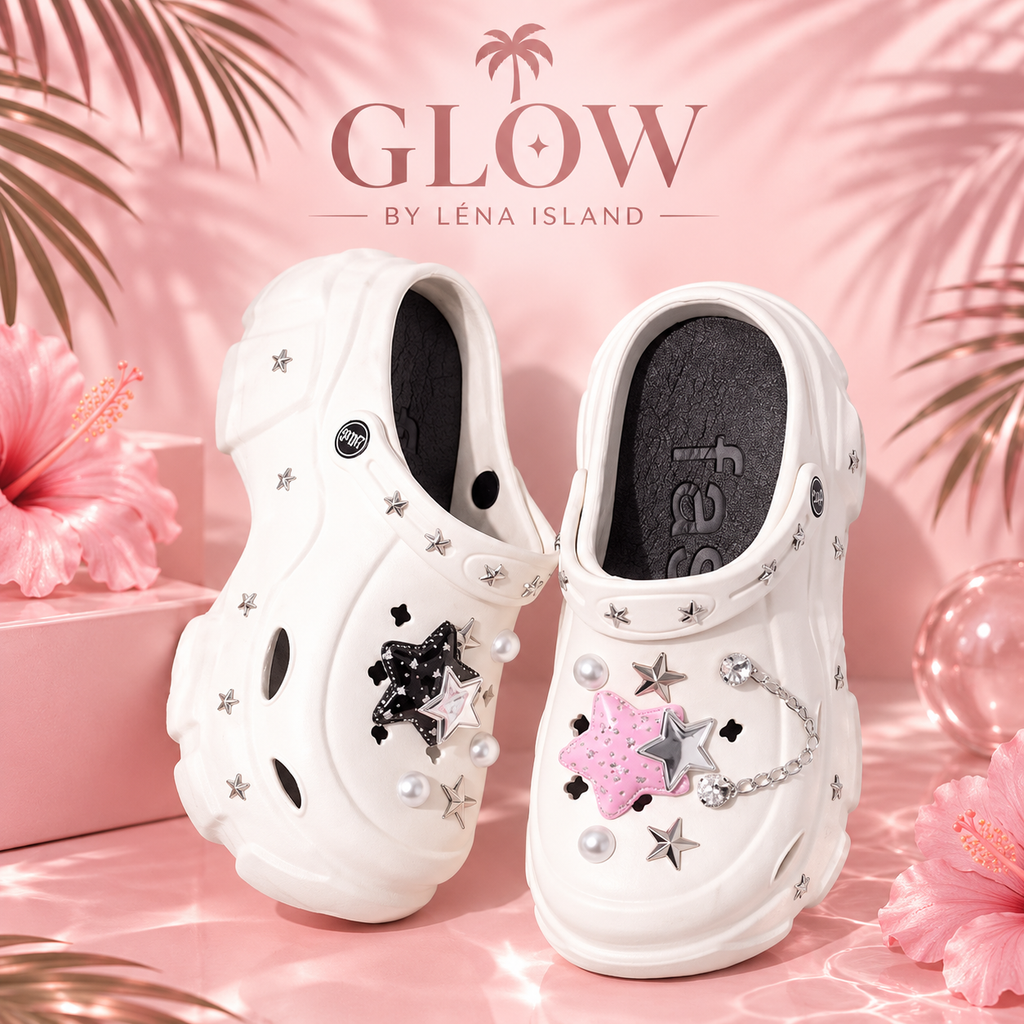 🦋 Crocs Femme à Plateforme avec Charms – Tendance & Stylées ✨