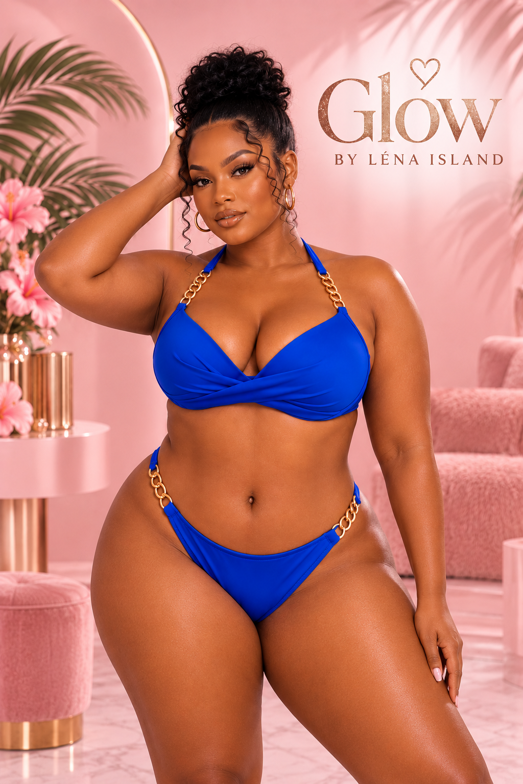 💙✨ Bikini Push-Up Royal Blue – Élégance & Glamour ✨💙
