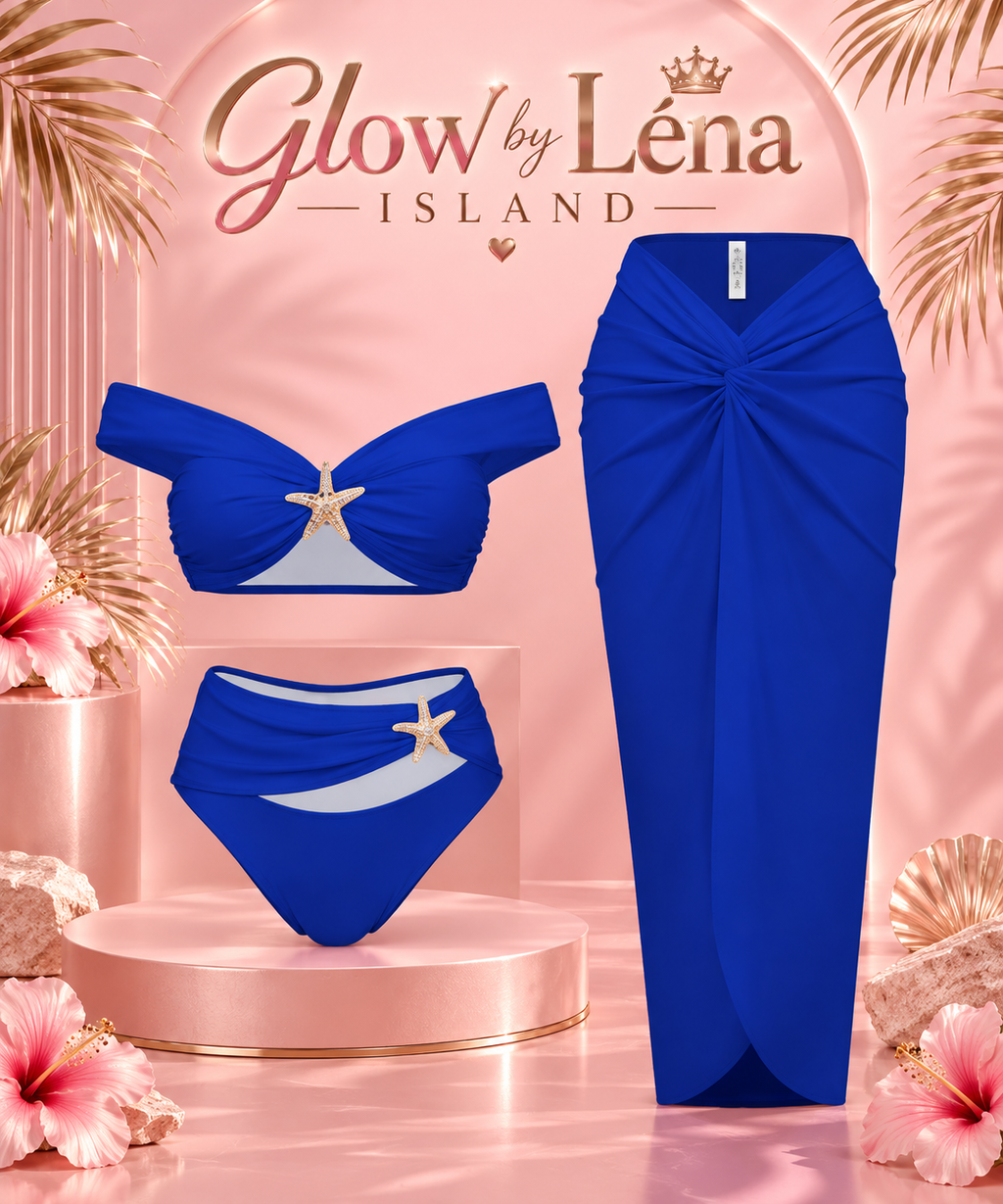 🌸✨ Bikini 3 Pièces « Starfish » – Élégance & Glamour ✨🌸