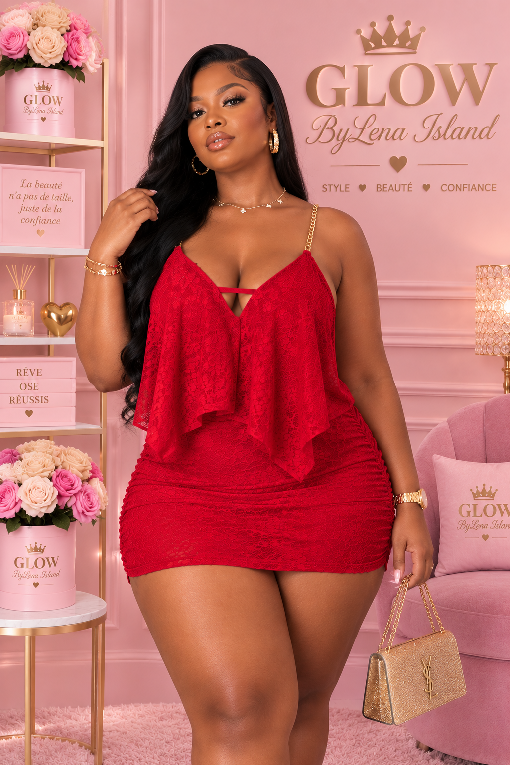 Ensemble Asymétrique 🌸 – Élégance & Glamour