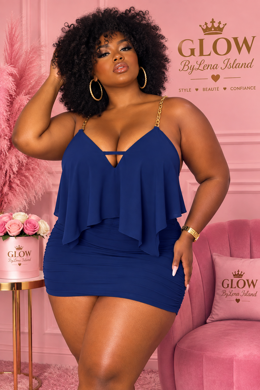 Ensemble Asymétrique 🌸 – Élégance & Glamour