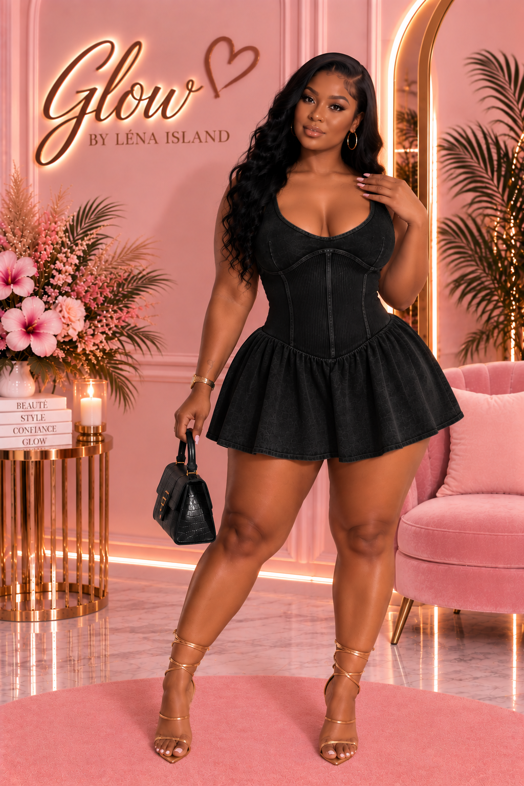 🌸 Robe Plissée Chic & Élégante ✨