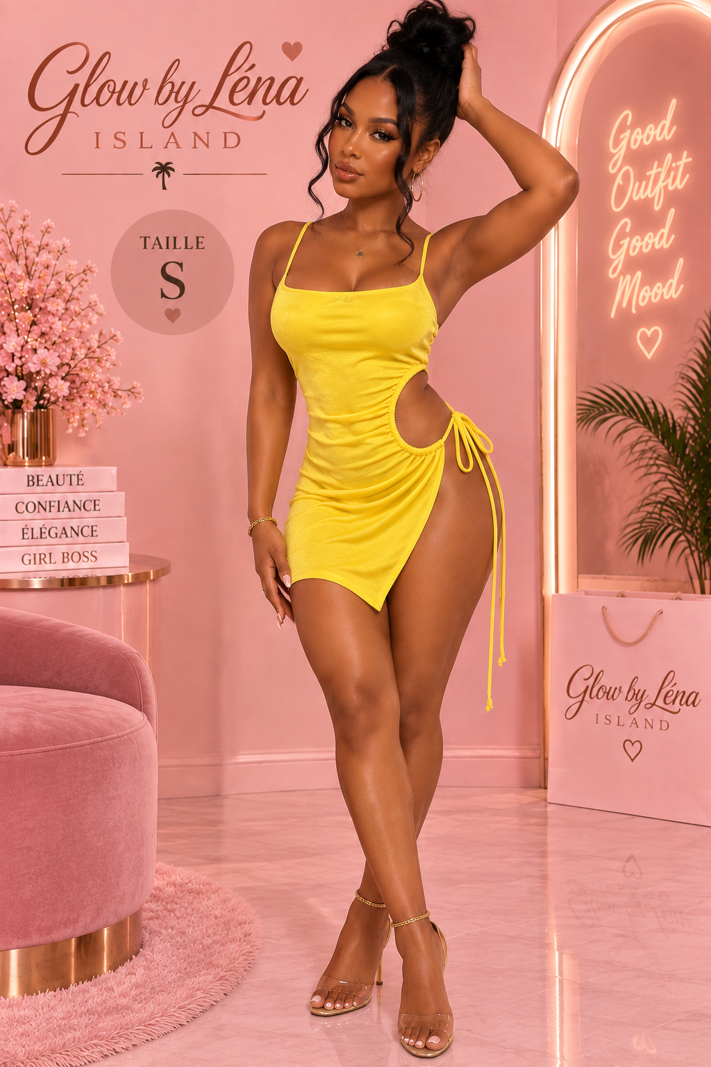 🌸 Robe💛 Mini Summer Beach – Élégance & Légèreté ☀️