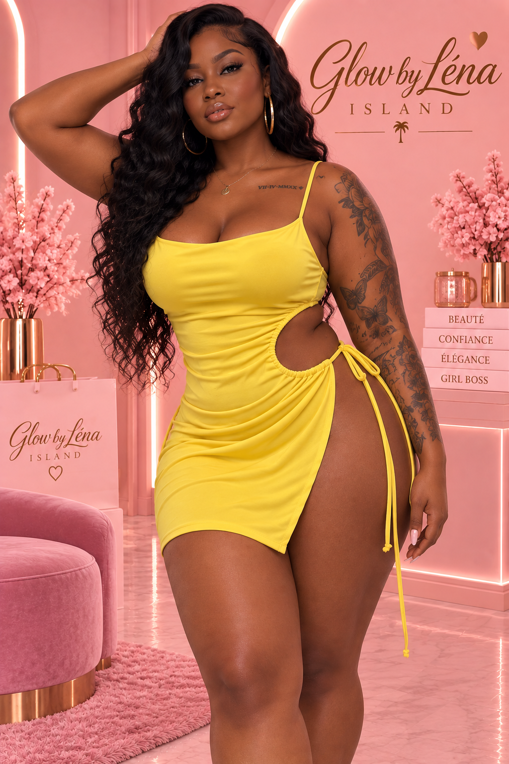 🌸 Robe💛 Mini Summer Beach – Élégance & Légèreté ☀️