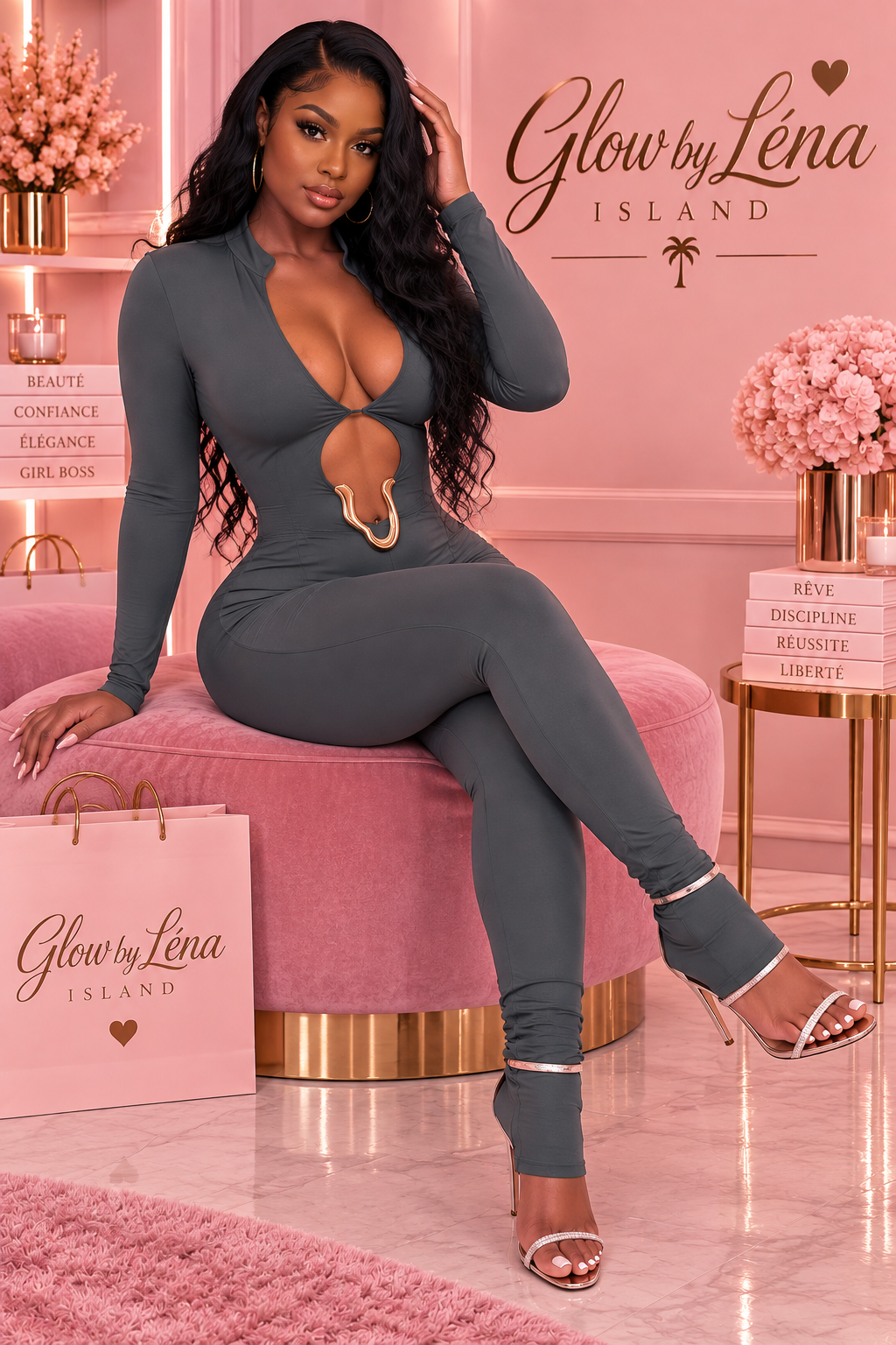 🖤 Combinaison Skinny à Découpes – Chic & Audacieuse ✨