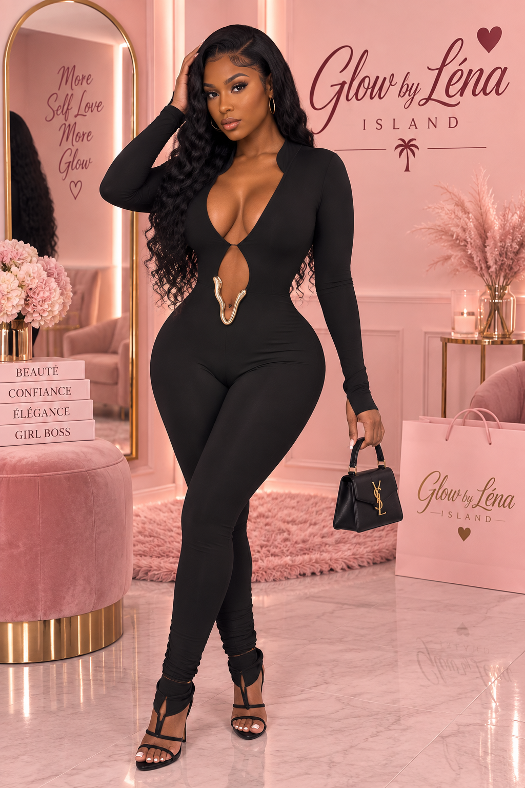 🖤 Combinaison Skinny à Découpes – Chic & Audacieuse ✨