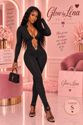 🖤 Combinaison Skinny à Découpes – Chic & Audacieuse ✨