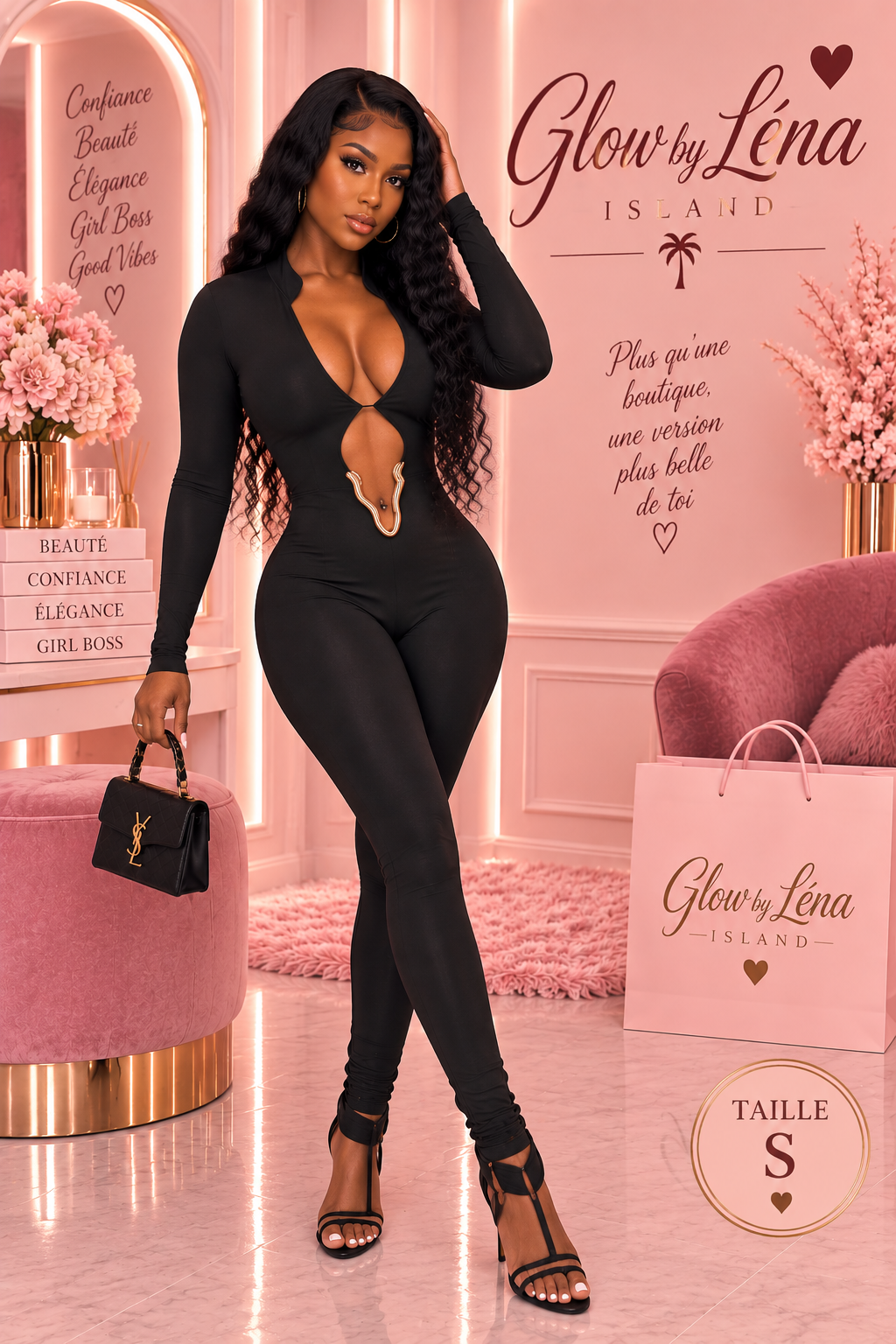 🖤 Combinaison Skinny à Découpes – Chic & Audacieuse ✨