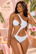Maillot de Bain Une Pièce Chic à Découpes & Dos Nu – Glow by Léna Island ✨