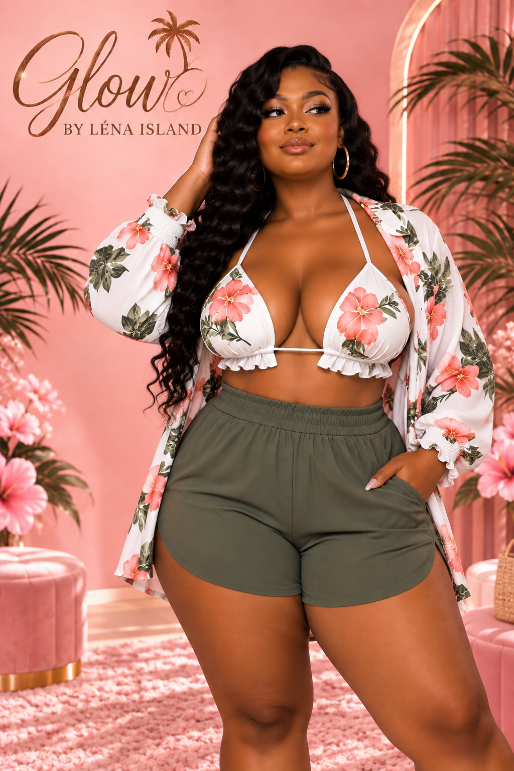 🌸 Ensemble 3 Pièces « Summer Glow » ✨