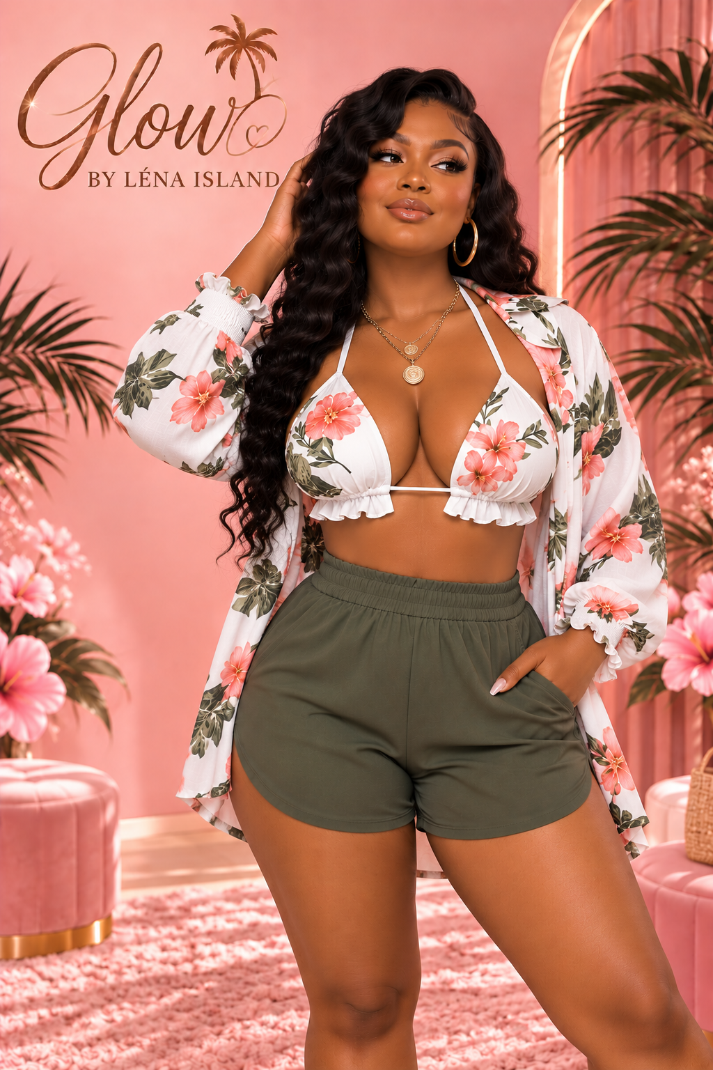 🌸 Ensemble 3 Pièces « Summer Glow » ✨