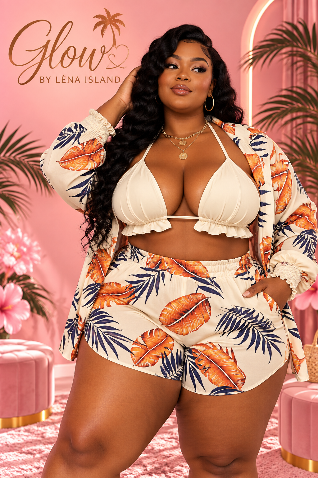 🌸 Ensemble 3 Pièces « Summer Glow » ✨
