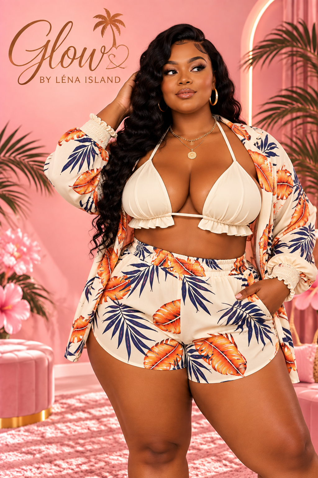 🌸 Ensemble 3 Pièces « Summer Glow » ✨