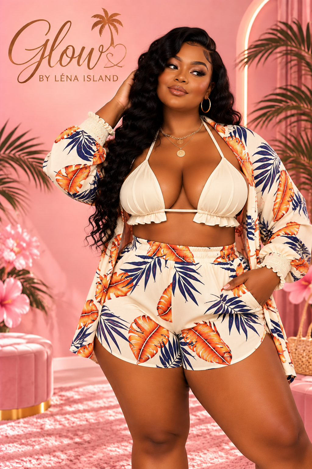 🌸 Ensemble 3 Pièces « Summer Glow » ✨