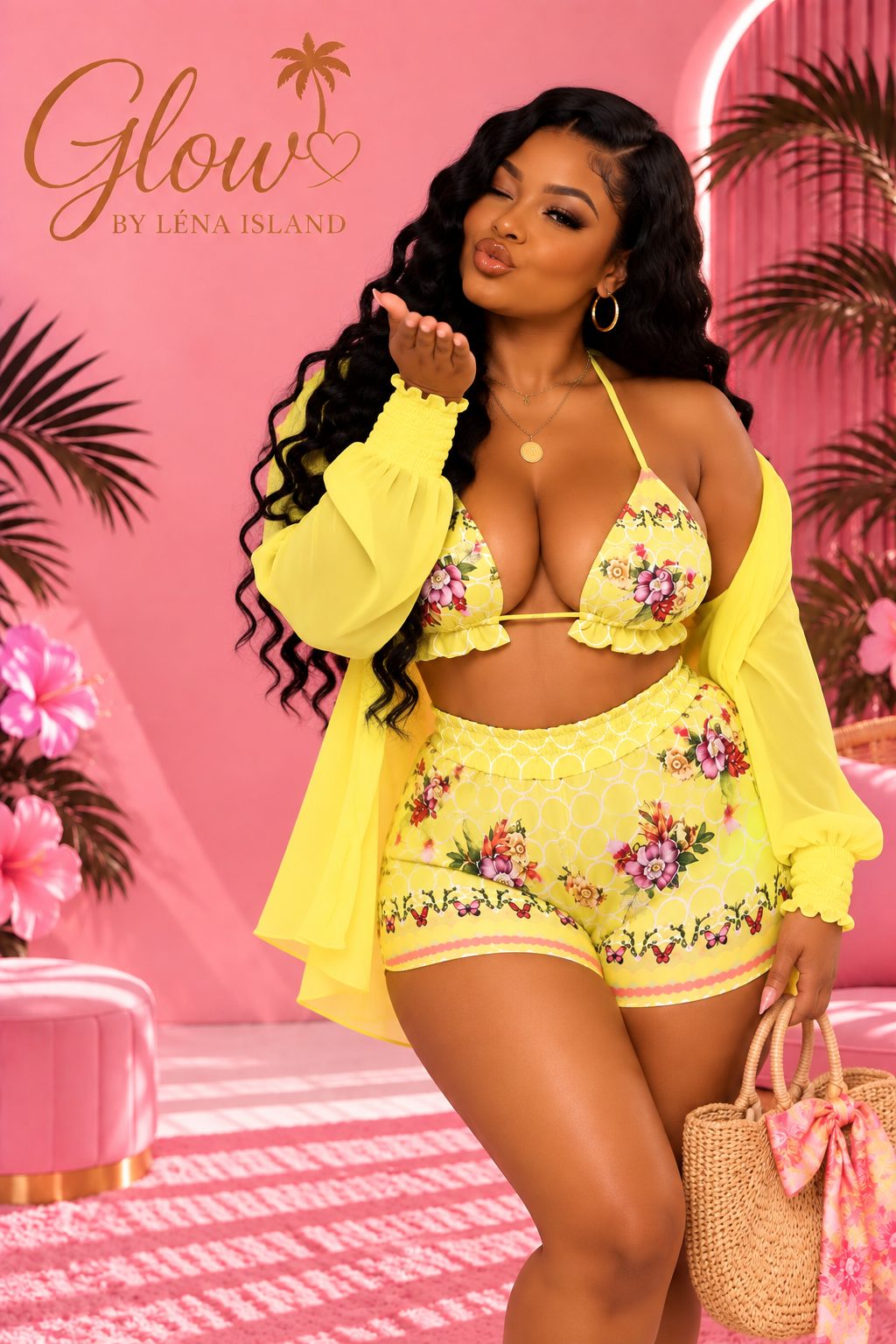 🌸 Ensemble 3 Pièces « Summer Glow » ✨