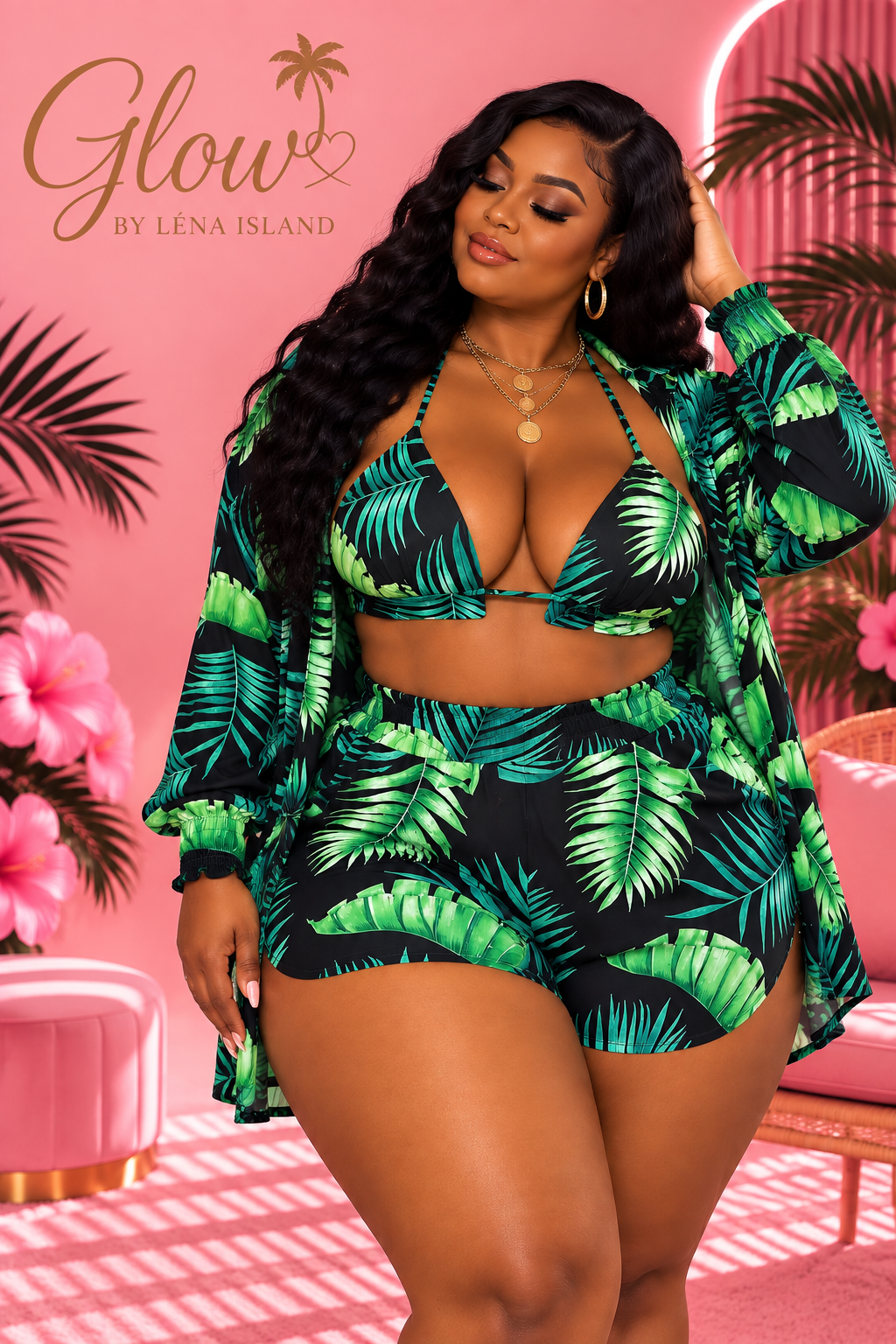 🌸 Ensemble 3 Pièces « Summer Glow » ✨